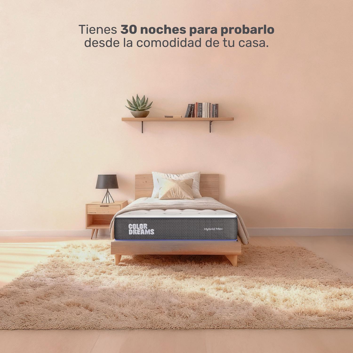 Colchón Individual ColorDreams | Híbrido 25cm| Firmeza Media - ColorDreams