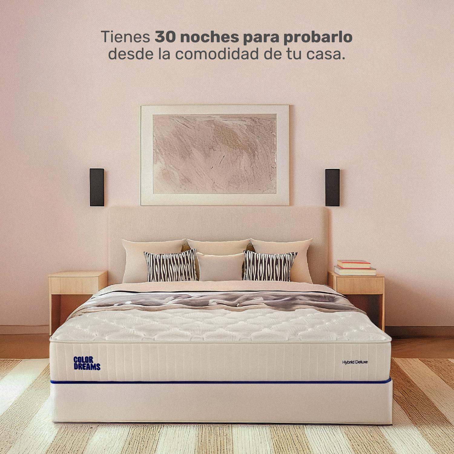 Colchón King Color Dreams | Hybrid Deluxe | 25cm | Caja - ColorDreams