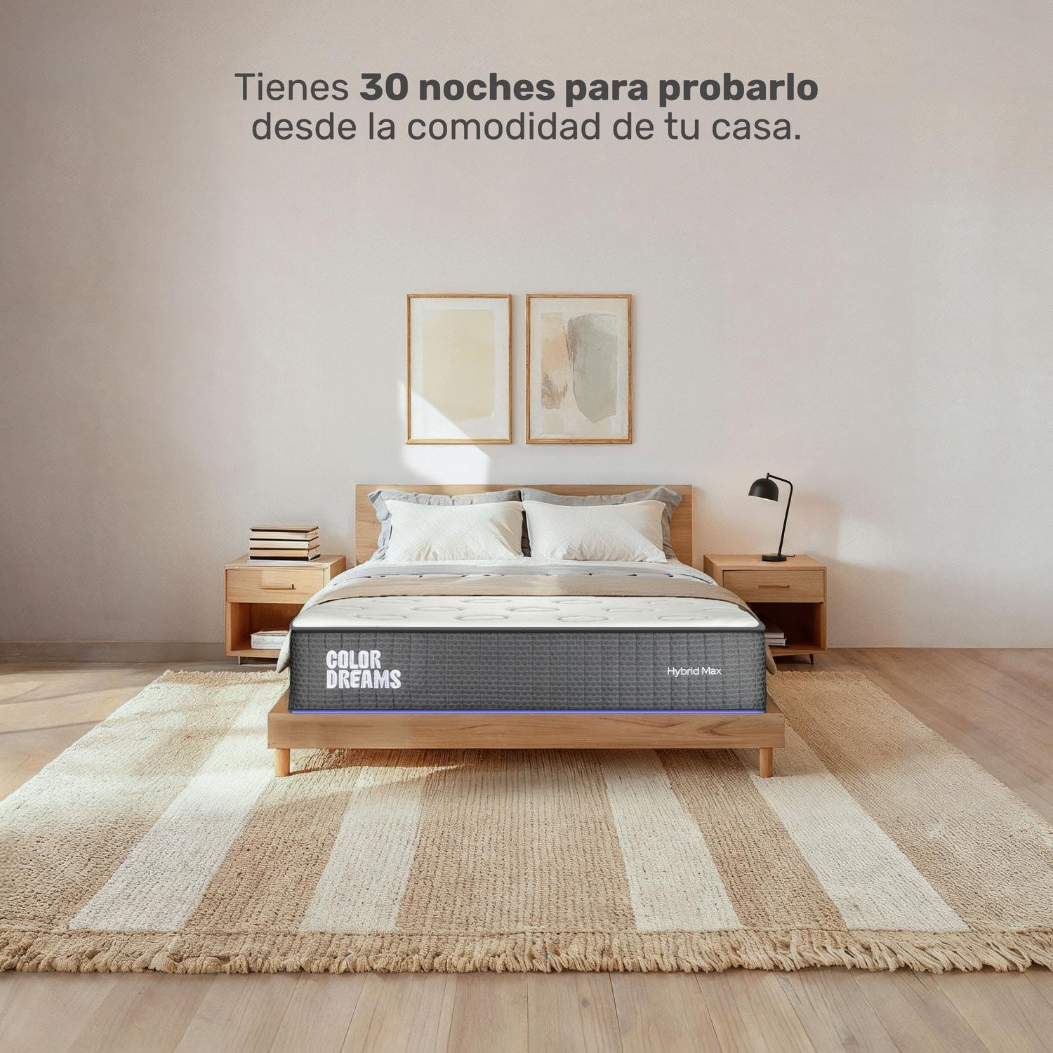 Colchón Matrimonial ColorDreams| Híbrido 25cm| Firmeza Media - ColorDreams