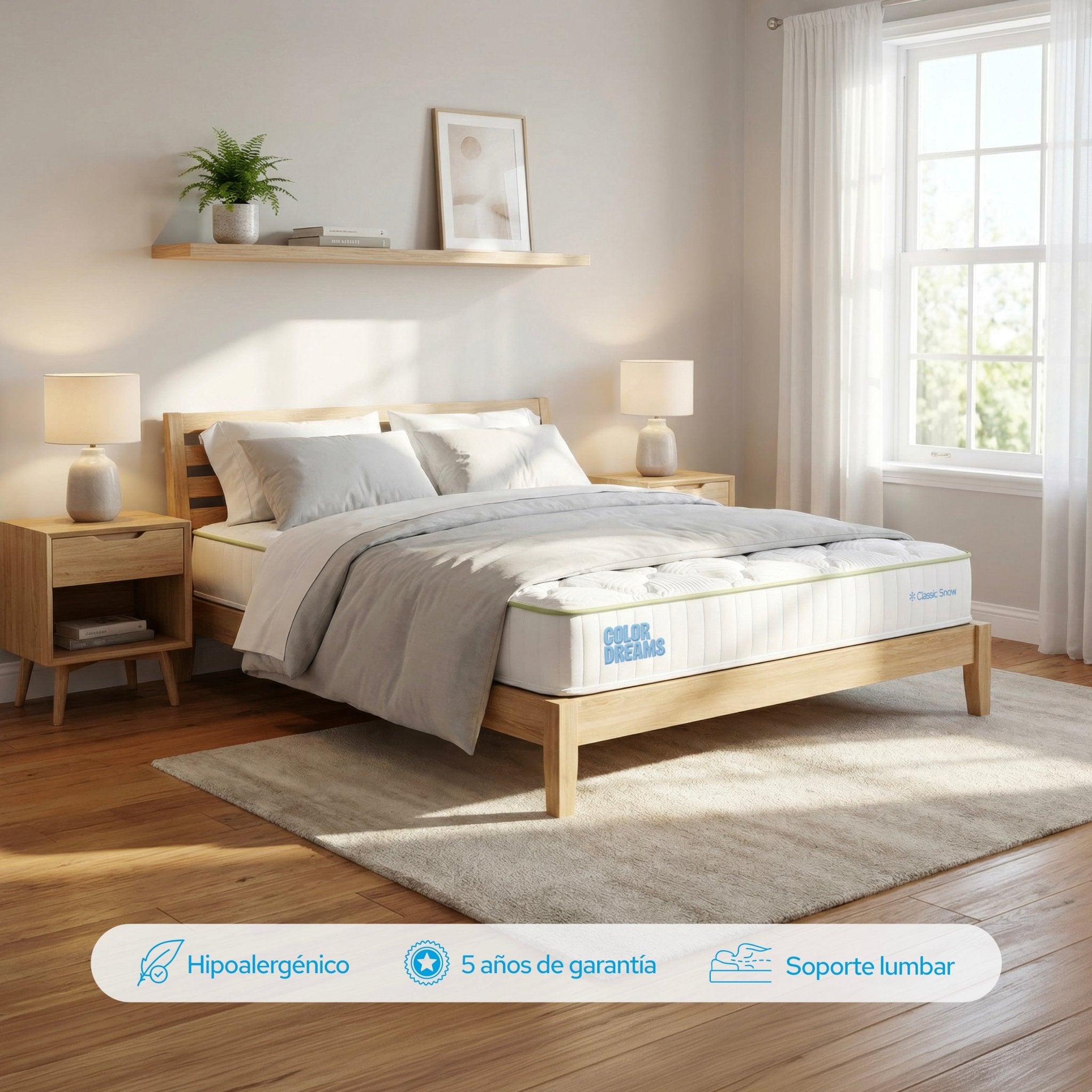 Colchón Matrimonial Snow Foam 18cm - ColorDreams