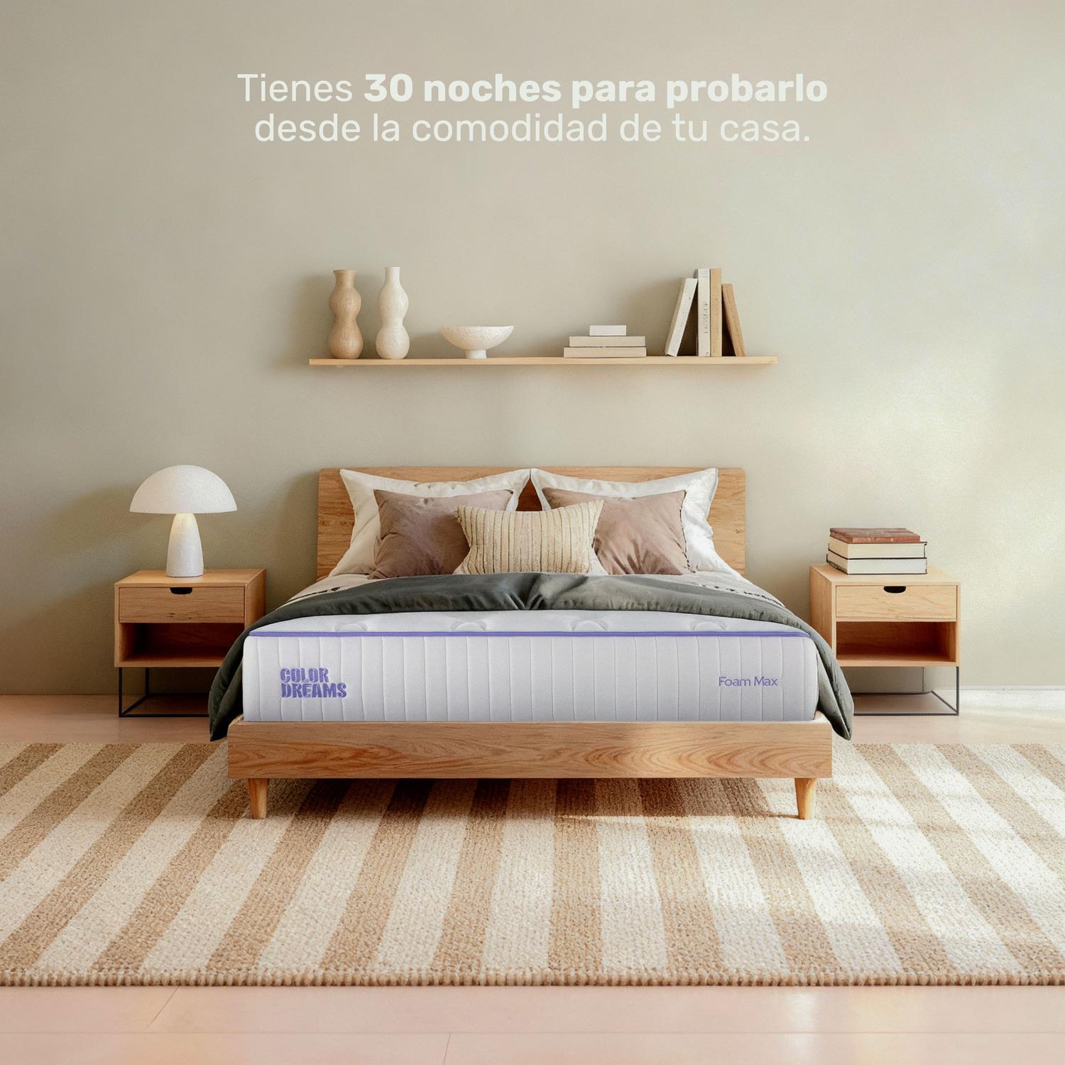 Colchón Queen Foam Max 28cm - ColorDreams