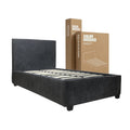 Cama Individual ColorDreams | Madera Tapizada | 204x100 cm - ColorDreams