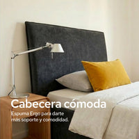 Cama Individual ColorDreams | Madera Tapizada | 204x100 cm - ColorDreams
