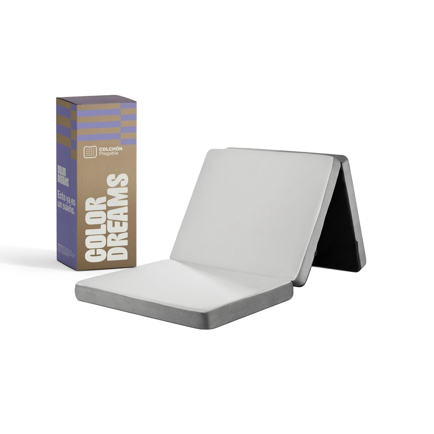 Colchón Individual 80 cm Colchoneta Plegable Con Maleta - ColorDreams