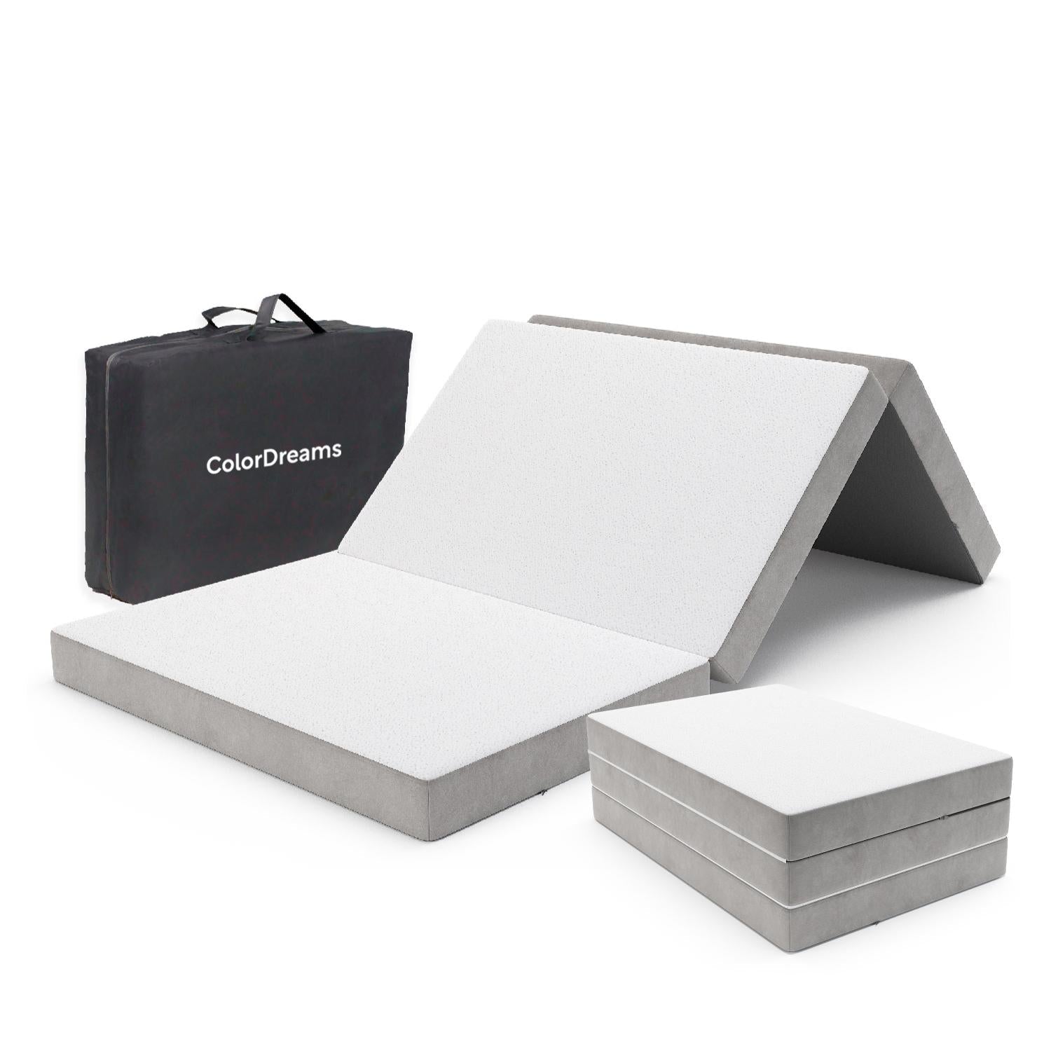 Colchón Individual 80 cm Colchoneta Plegable Con Maleta - ColorDreams