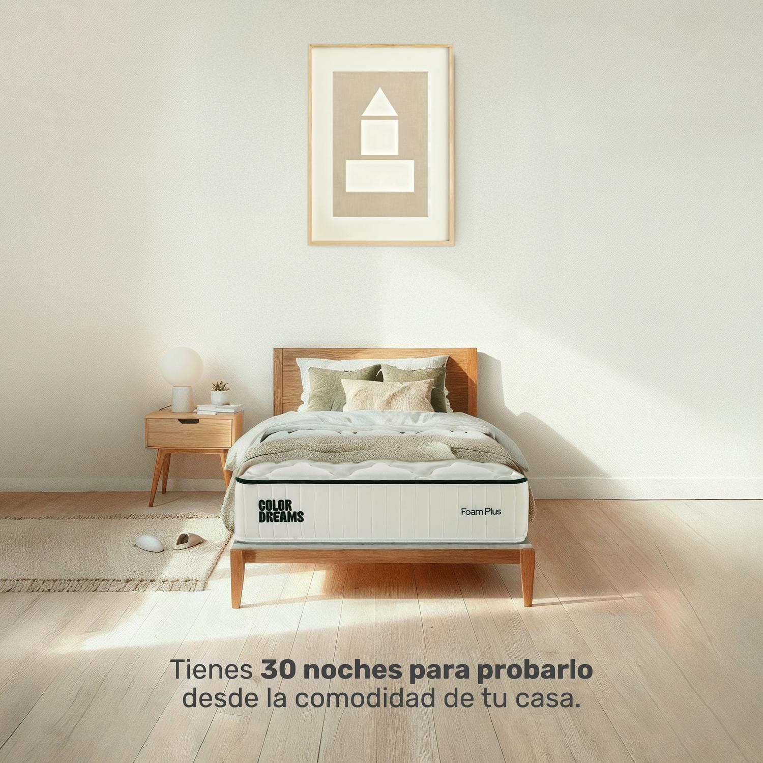 Colchón Individual Color Dreams | Memory Foam 23cm | Caja - ColorDreams