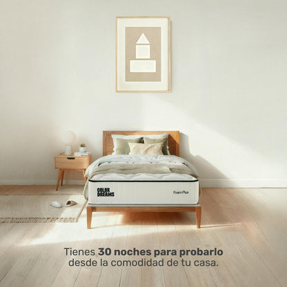 Colchón Individual Color Dreams | Memory Foam 23cm | Caja - ColorDreams