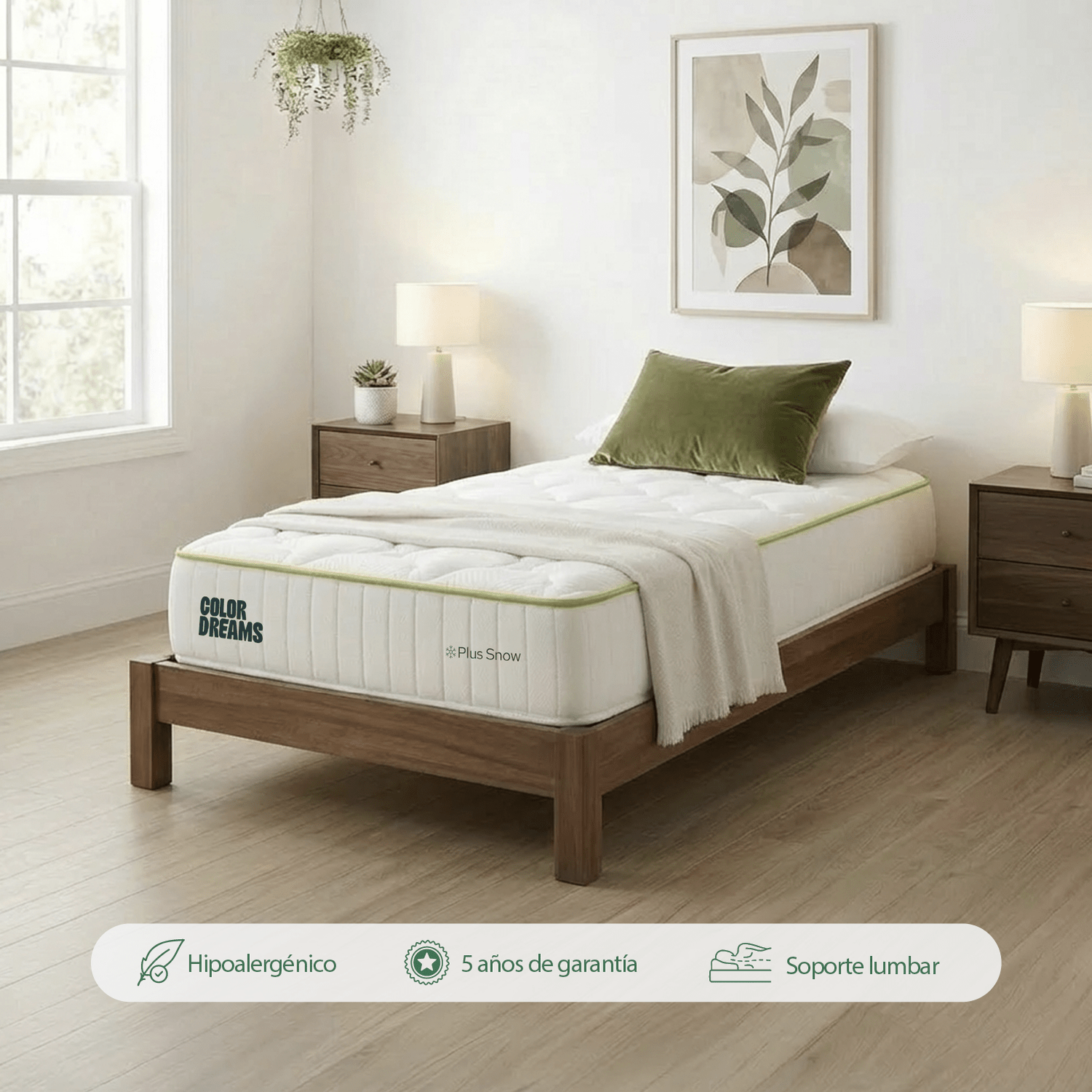 Colchón Individual Color Dreams | Memory Foam 23cm | Caja - ColorDreams