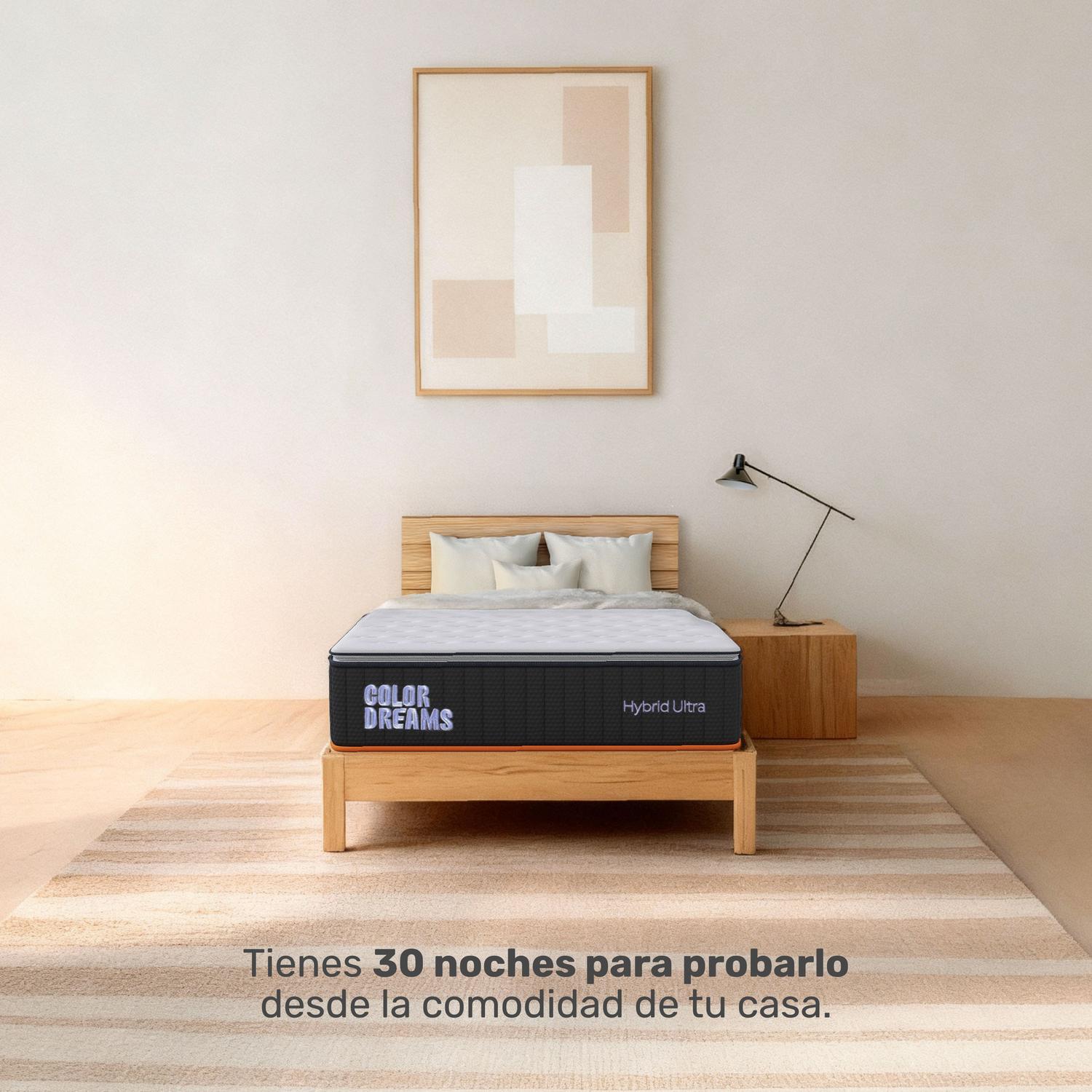 Colchón Individual ColorDreams | Híbrido 30 cm|Firme |Caja - ColorDreams