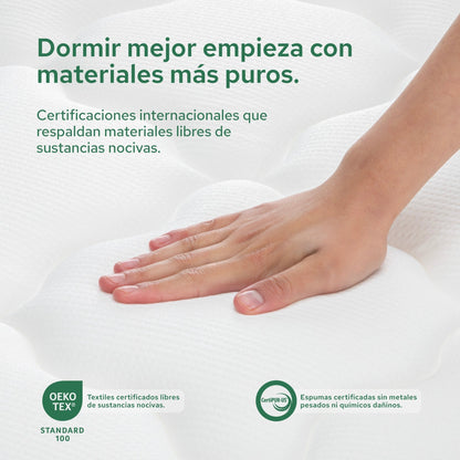 Colchón Individual Plus Foam 23cm - ColorDreams