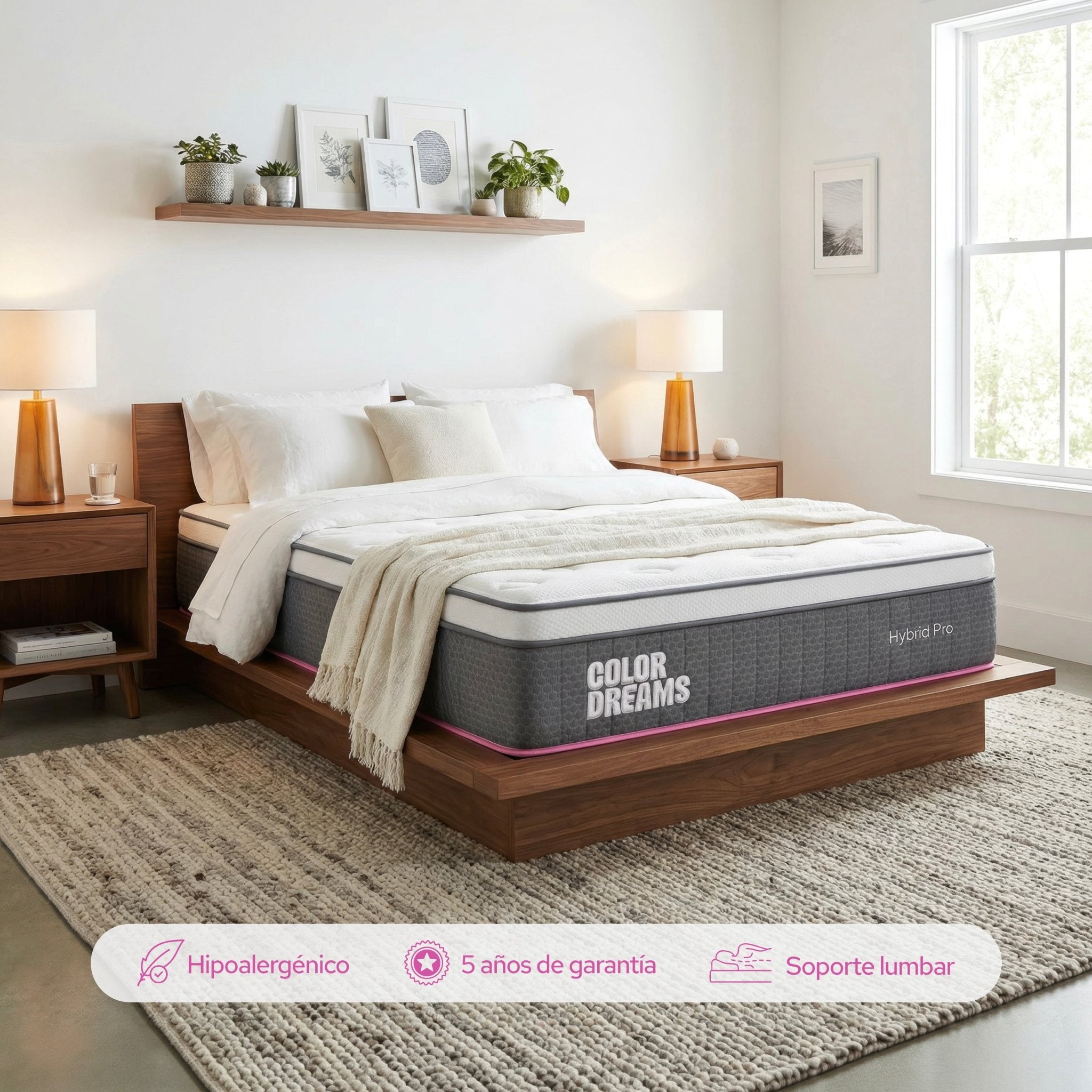 Colchón Individual Pro Hybrid 28 cm - ColorDreams