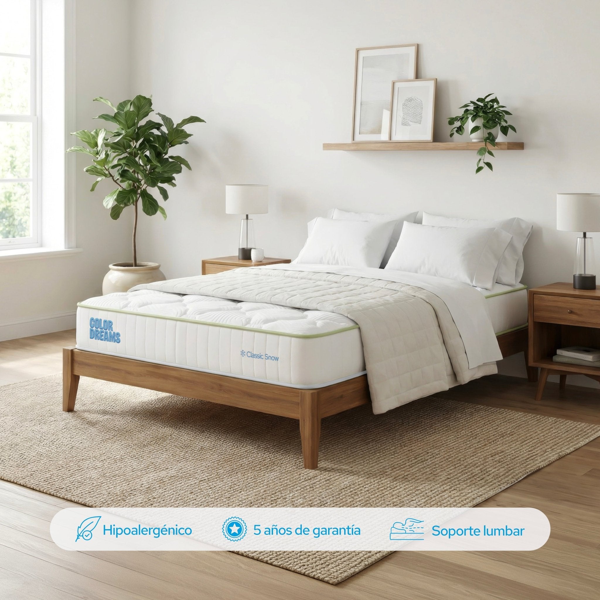 Colchón Individual Snow Foam 18cm - ColorDreams