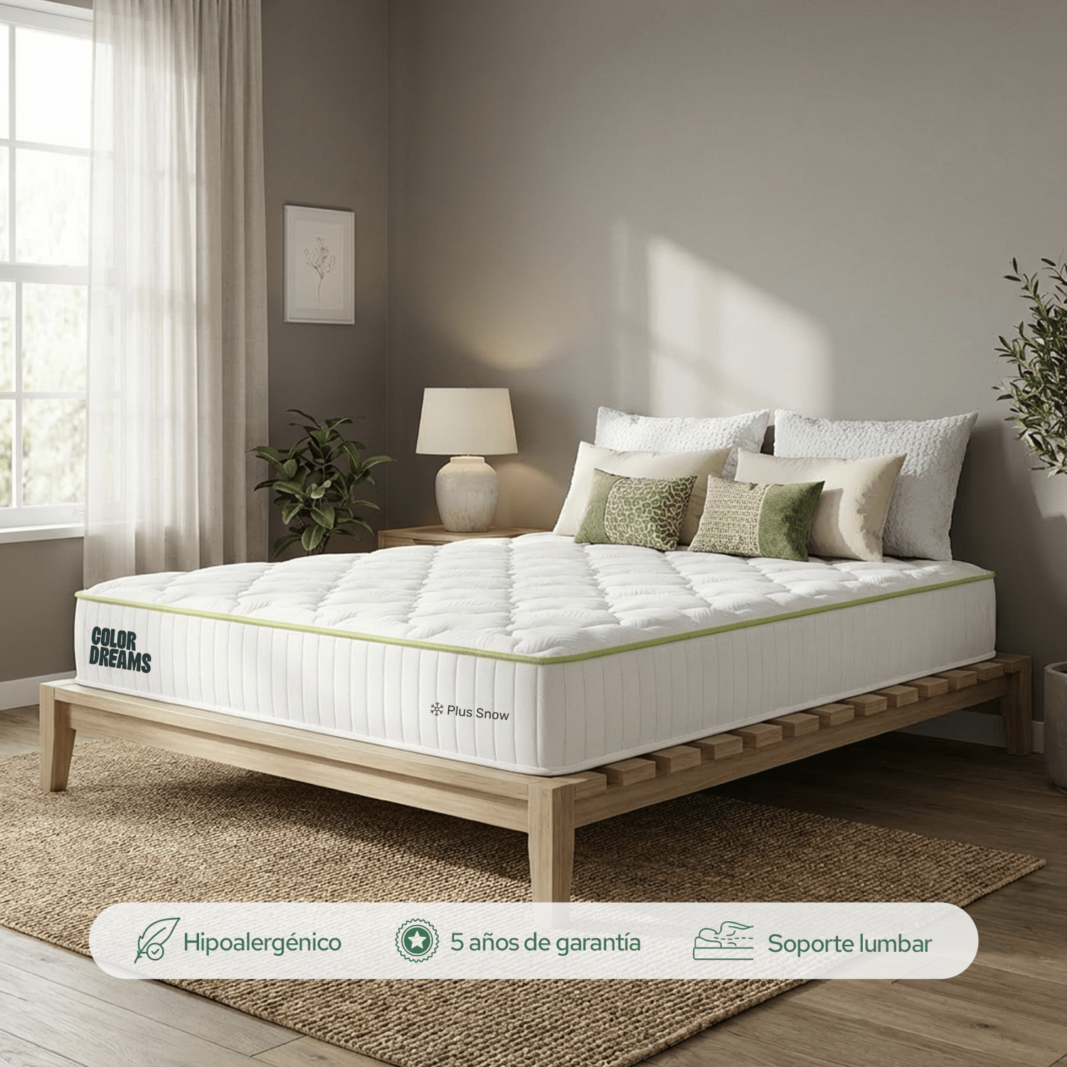 Colchón King Color Dreams | Memory Foam 23cm | Caja - ColorDreams