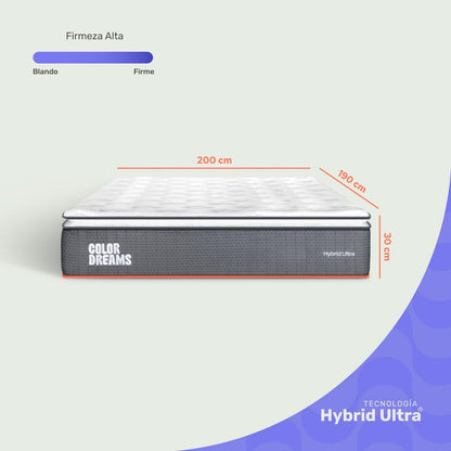 Colchón King ColorDreams | Híbrido 30cm | Firme | Caja - ColorDreams