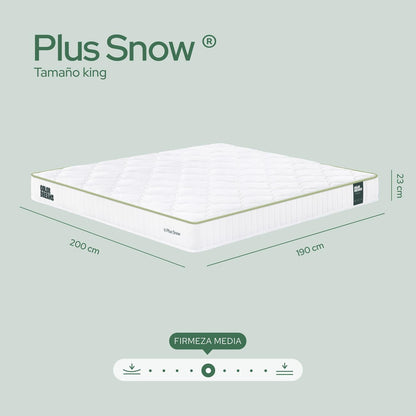 Colchón King Snow Plus 23cm - ColorDreams