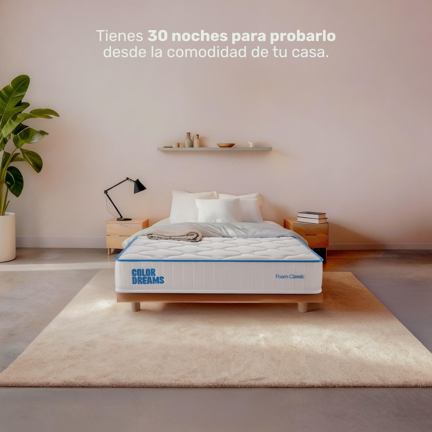 Colchón Matrimonial Classic Foam 18cm - ColorDreams