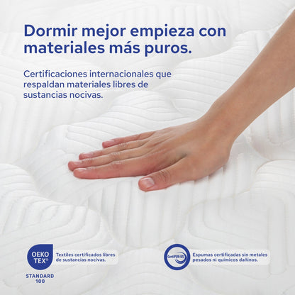 Colchón Matrimonial Hybrid Deluxe 25cm - ColorDreams