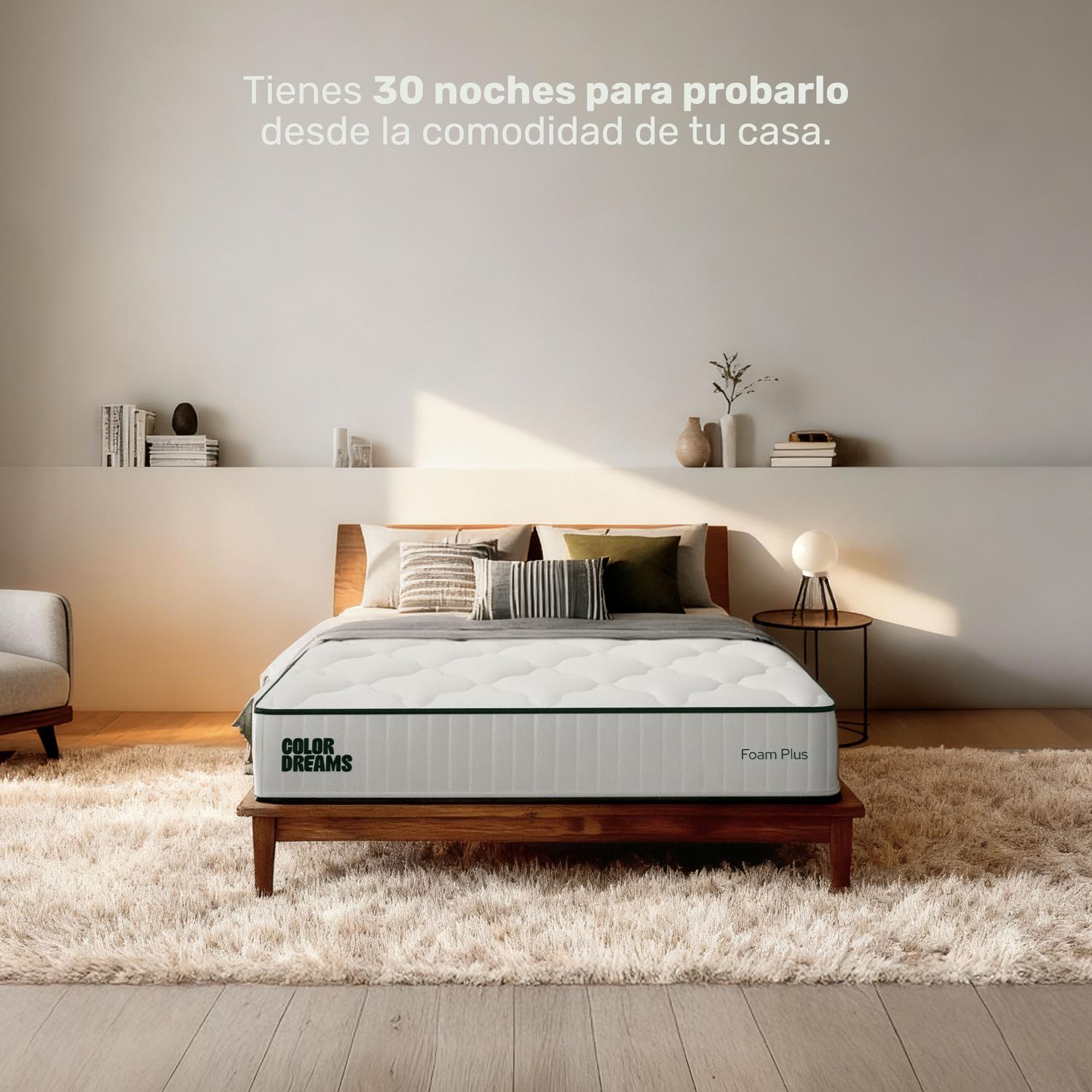 Colchón Matrimonial Plus Foam 23cm - ColorDreams