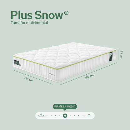 Colchón Matrimonial Snow Plus Foam 23cm - ColorDreams