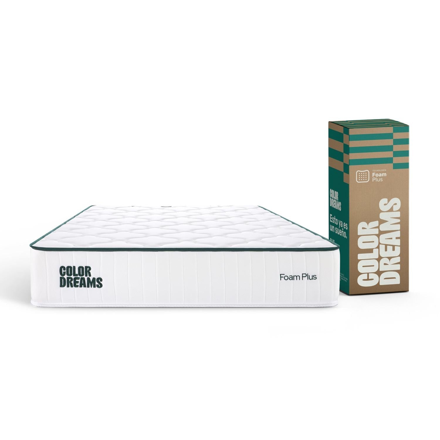 Colchón Queen Color Dreams | Memory Foam 23cm | Caja - ColorDreams