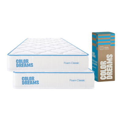 Combo 2 Colchones Individual |Memory Foam | 18 cm - ColorDreams